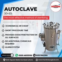 Autoclave 10x10 surgical shop in Lahore