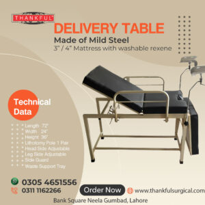 Delivery Table Price in Lahore